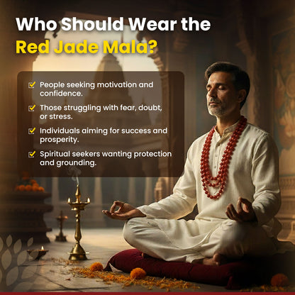 Red Jade Mala