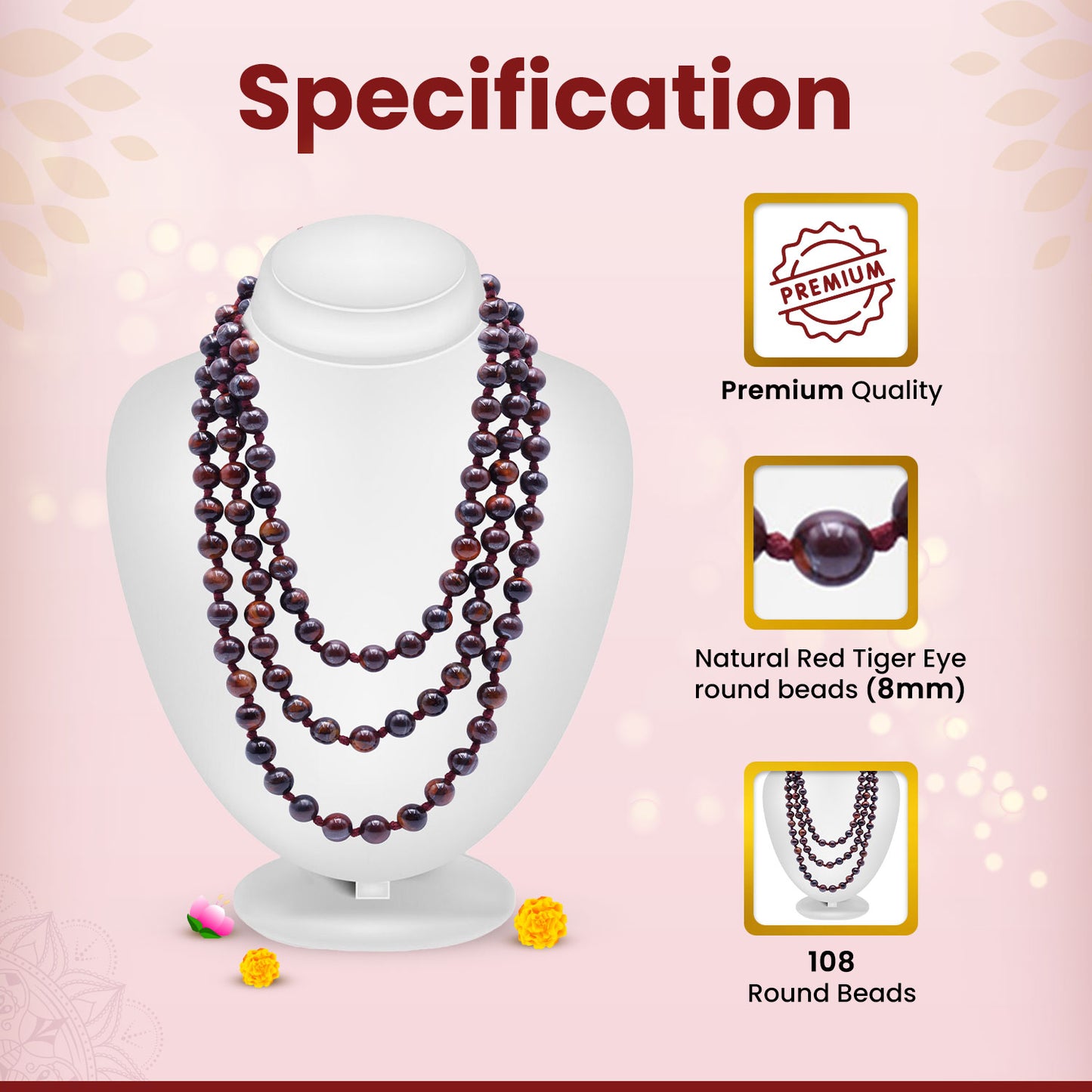 Healing Crystal Mala