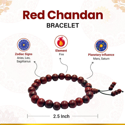Red Chandan Bracelet