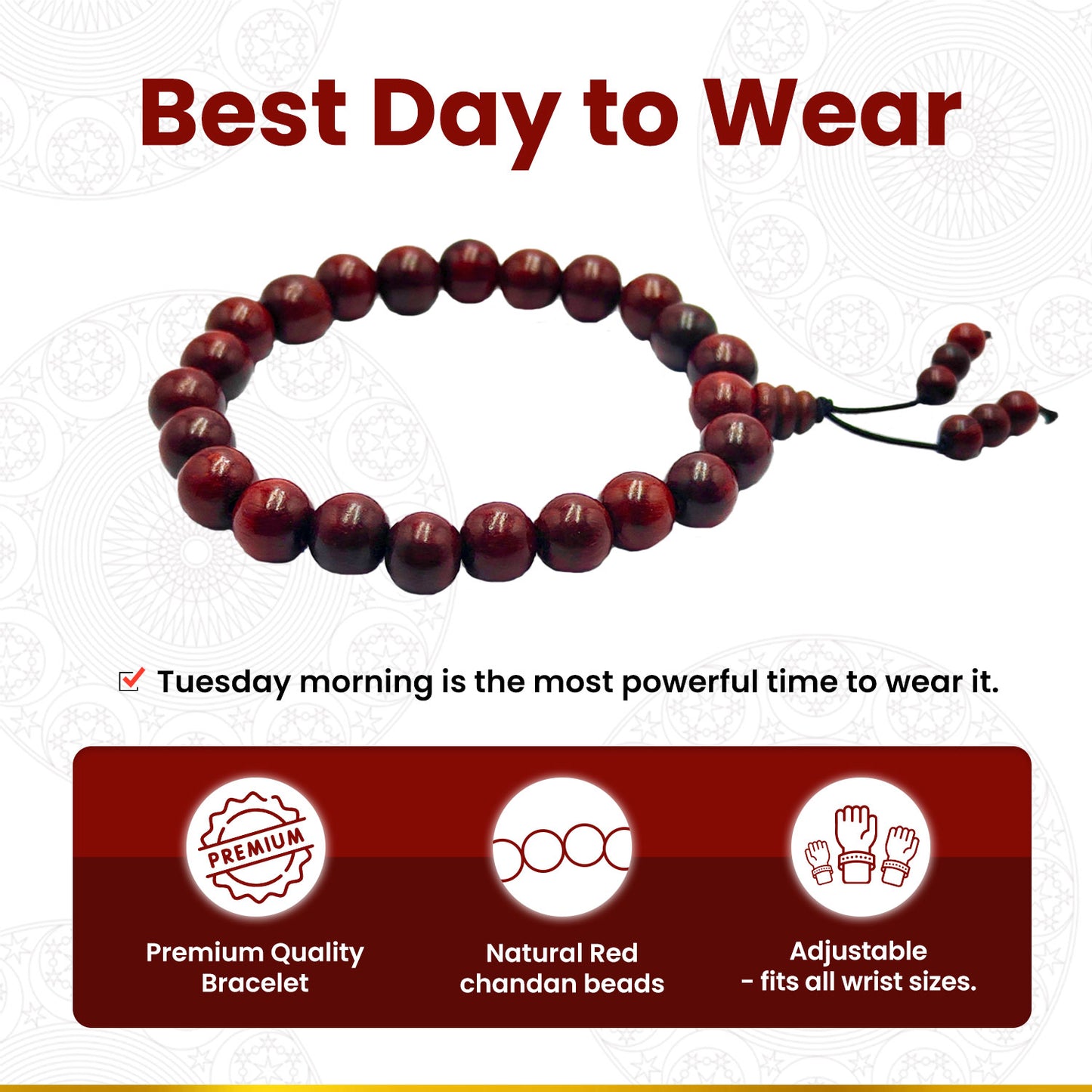 Red Chandan Bracelet