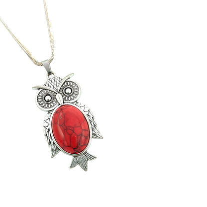 Crystal Owl Pendant