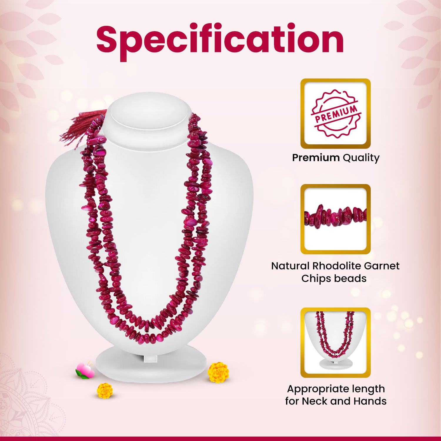 Healing Crystal Mala