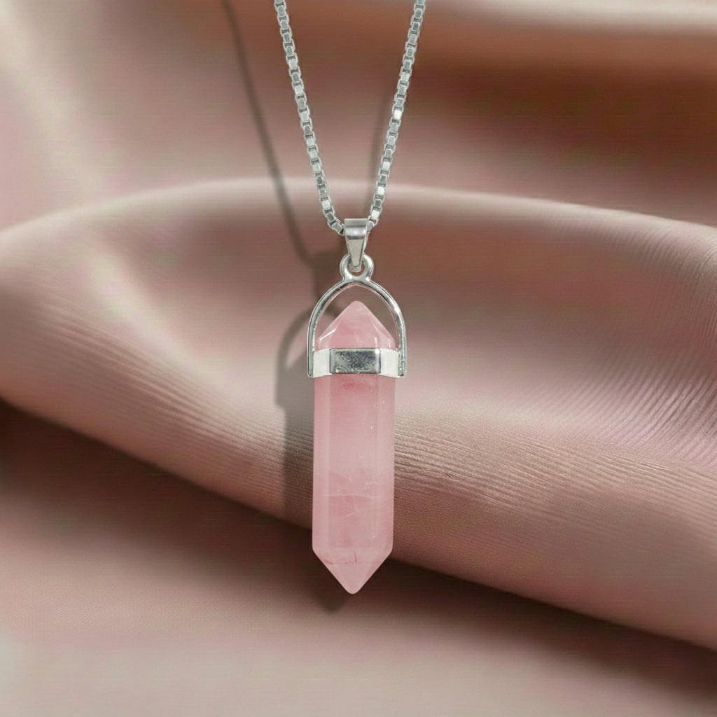Rose Quartz Candle Pendant