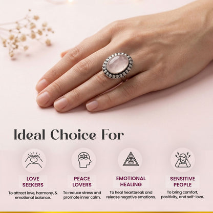 Rose Quartz Rings