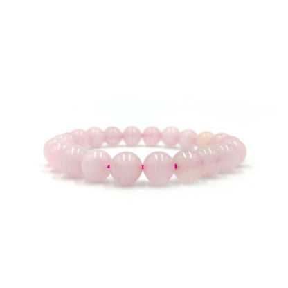 Rose quartz Bracelet For Unconditional Love-(8mm)