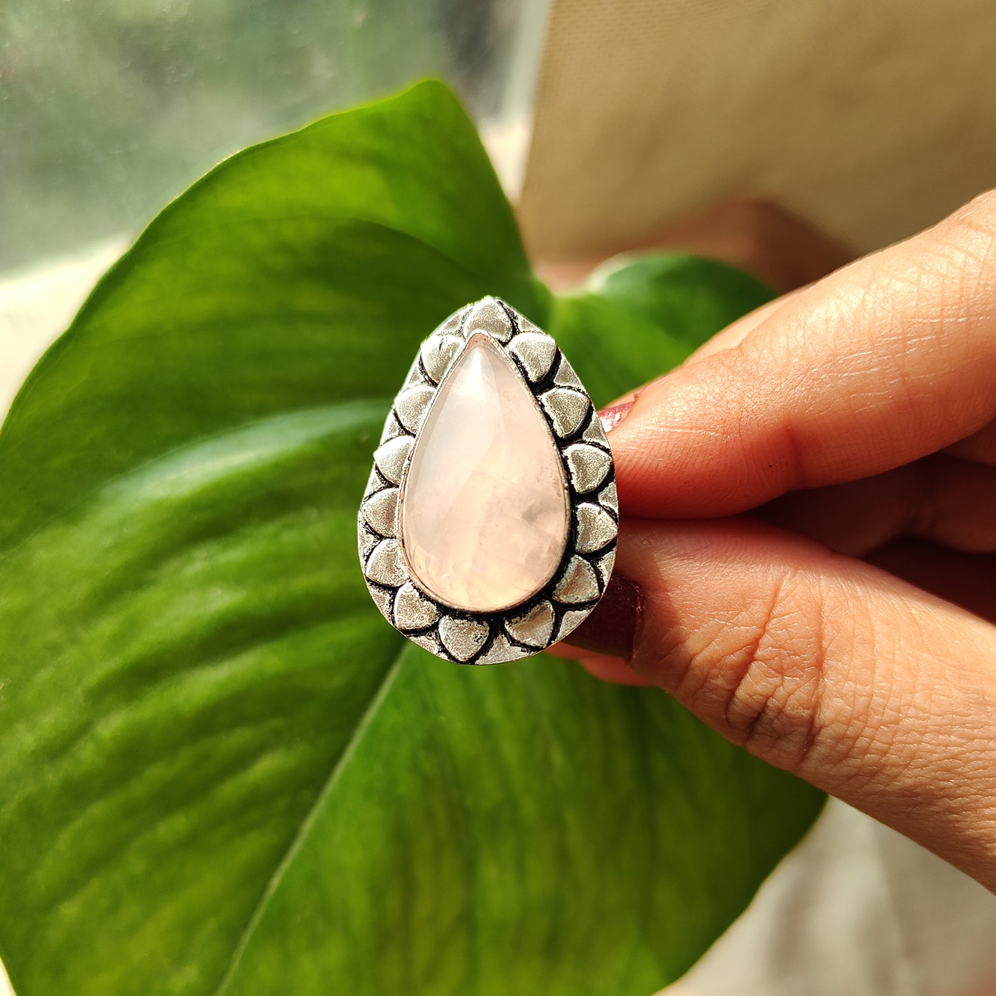 Rose Quartz Rings