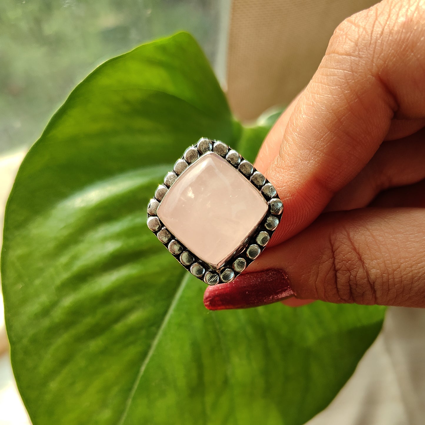 Rose Quartz Rings