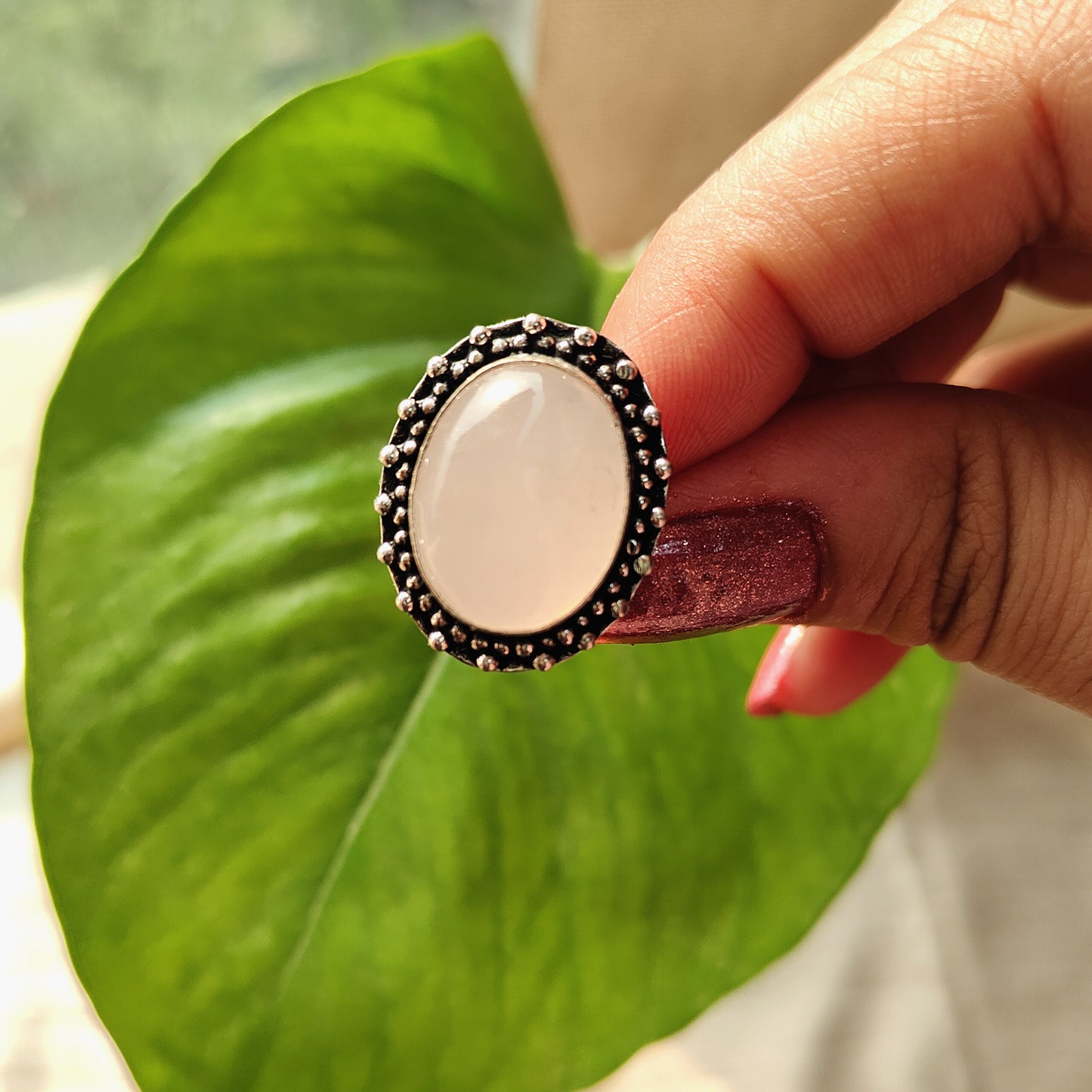 Rose Quartz Rings