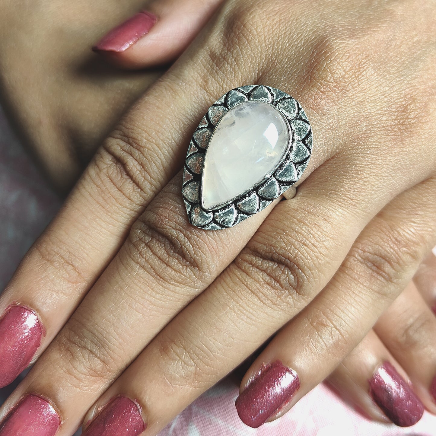 Rose Quartz Rings