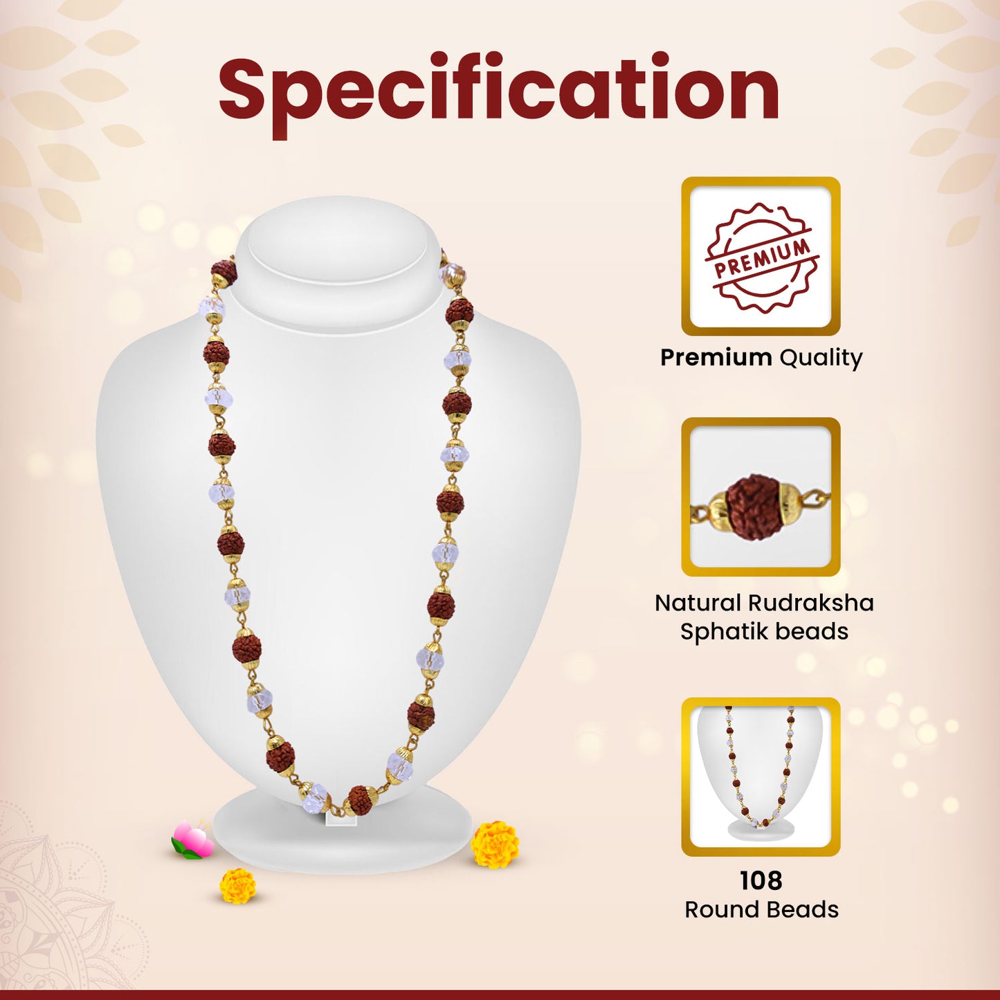 Healing Crystal Mala