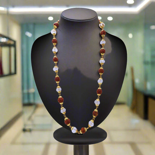Rudraksha Sphatik Mala