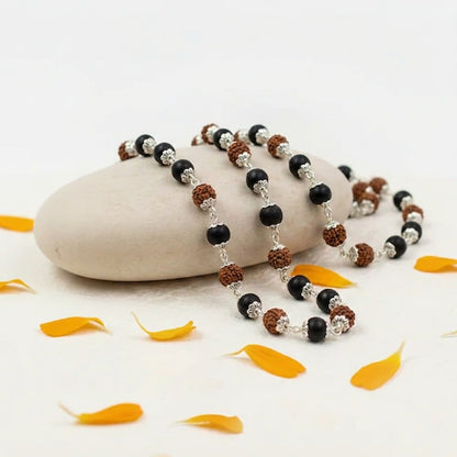 Rudraksha Karungali Mala