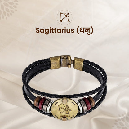 Zodiac Bracelet Collection with 12 Constellation Signs