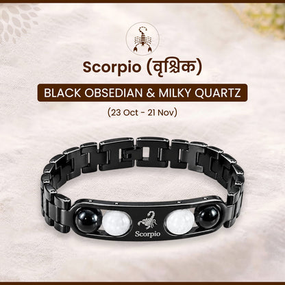 Metal Zodiac Bracelet Collection with 12 Constellation Signs