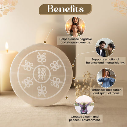 Zibu Symbols Crystal Plate