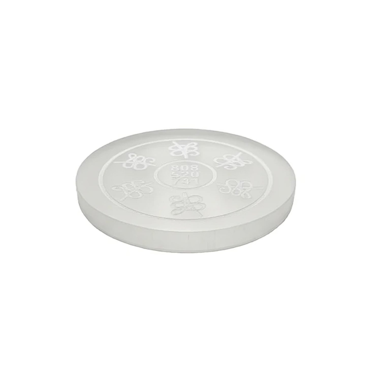 healing crystal plate