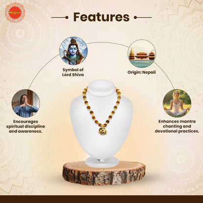 Shree Om Rudraksha Mala