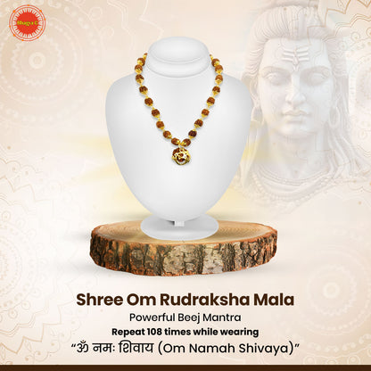 Shree Om Rudraksha Mala