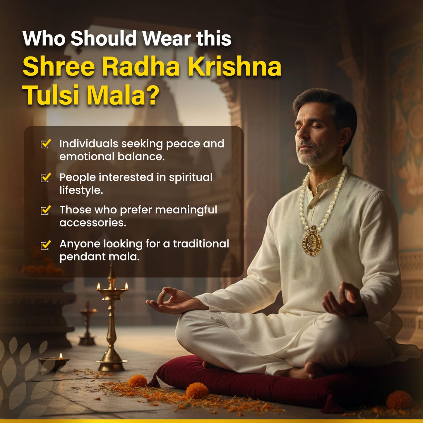 Shree Radha Krishna Tulsi Mala