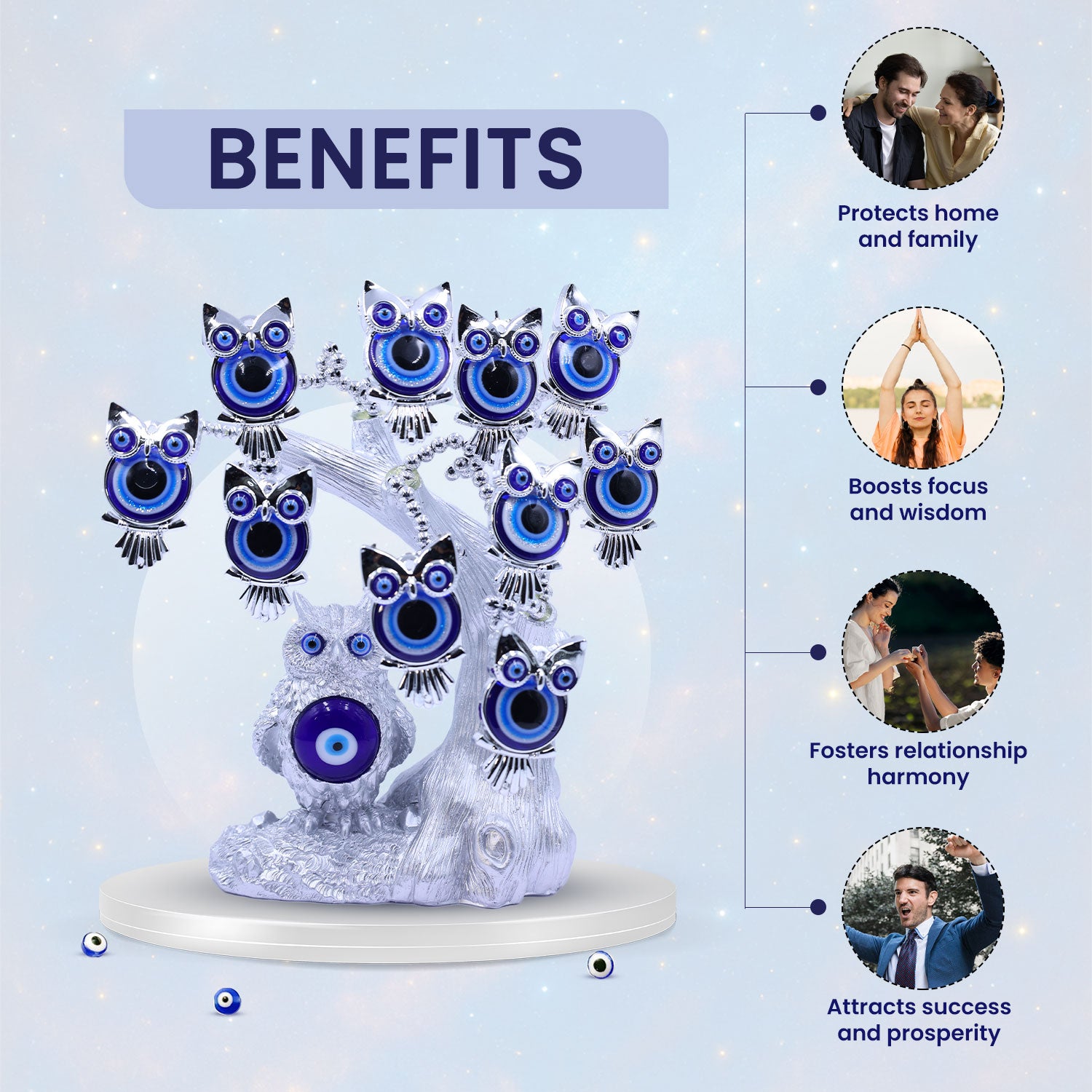 Owl Evil Eye Tree