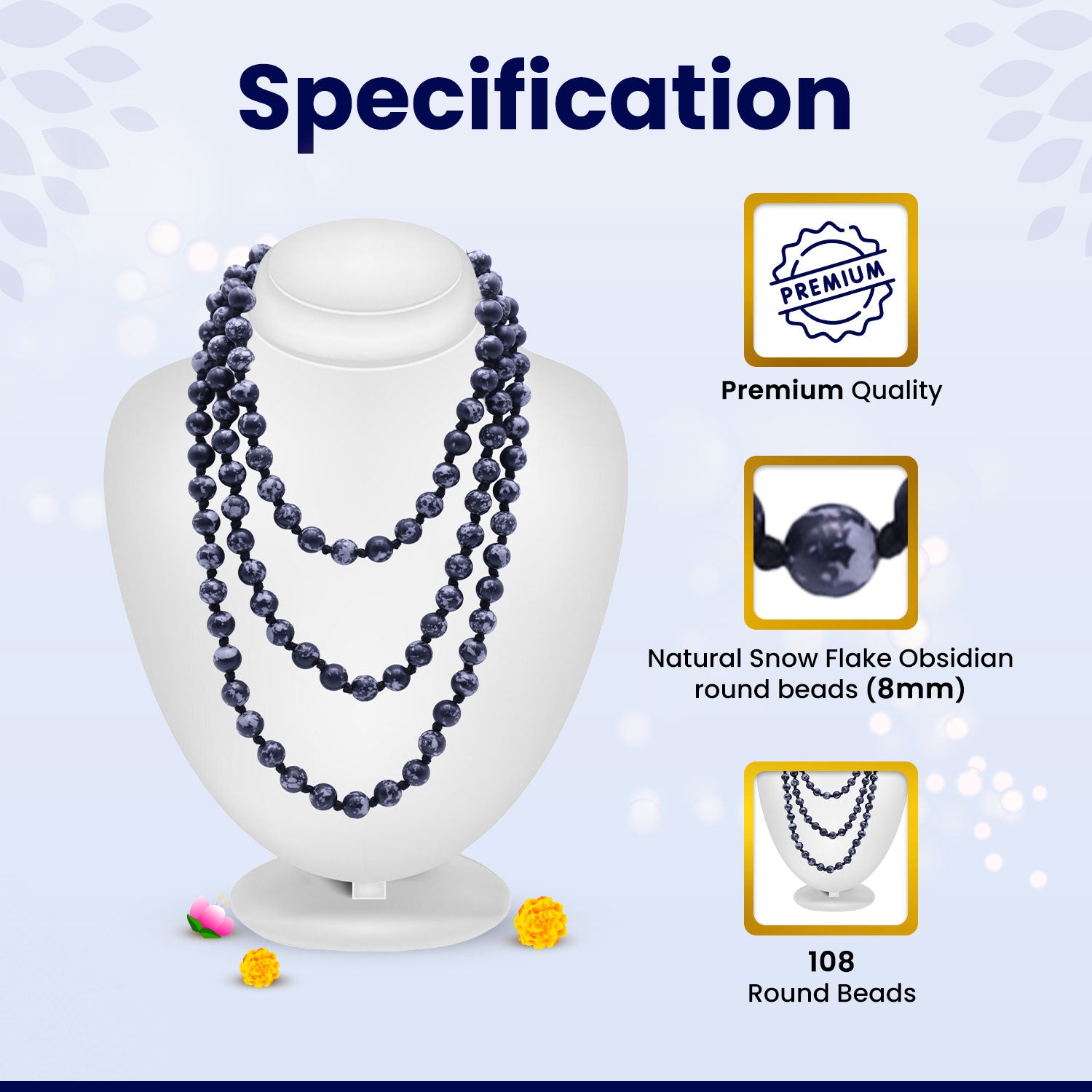 Healing Crystal Mala