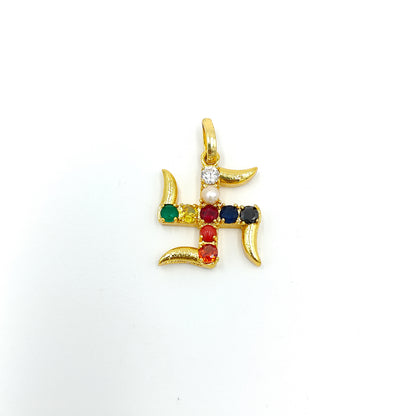Navratna Swastik Locket
