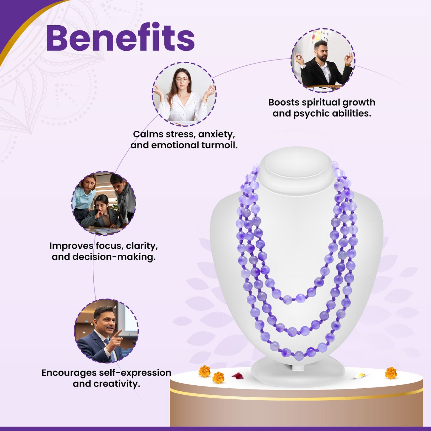 Original Tanzanite Mala