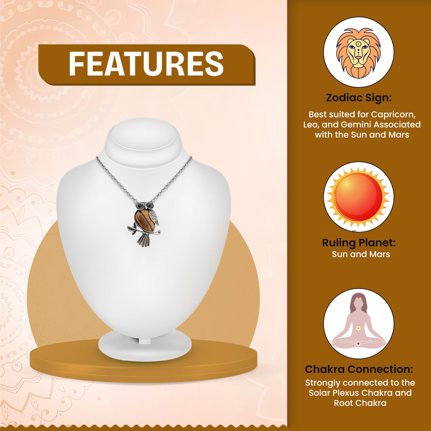 Original Tiger Eye Pendant BhagyaG