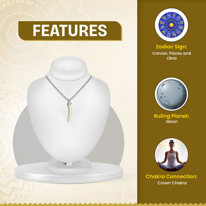 Horn Shape Crystal Pendant