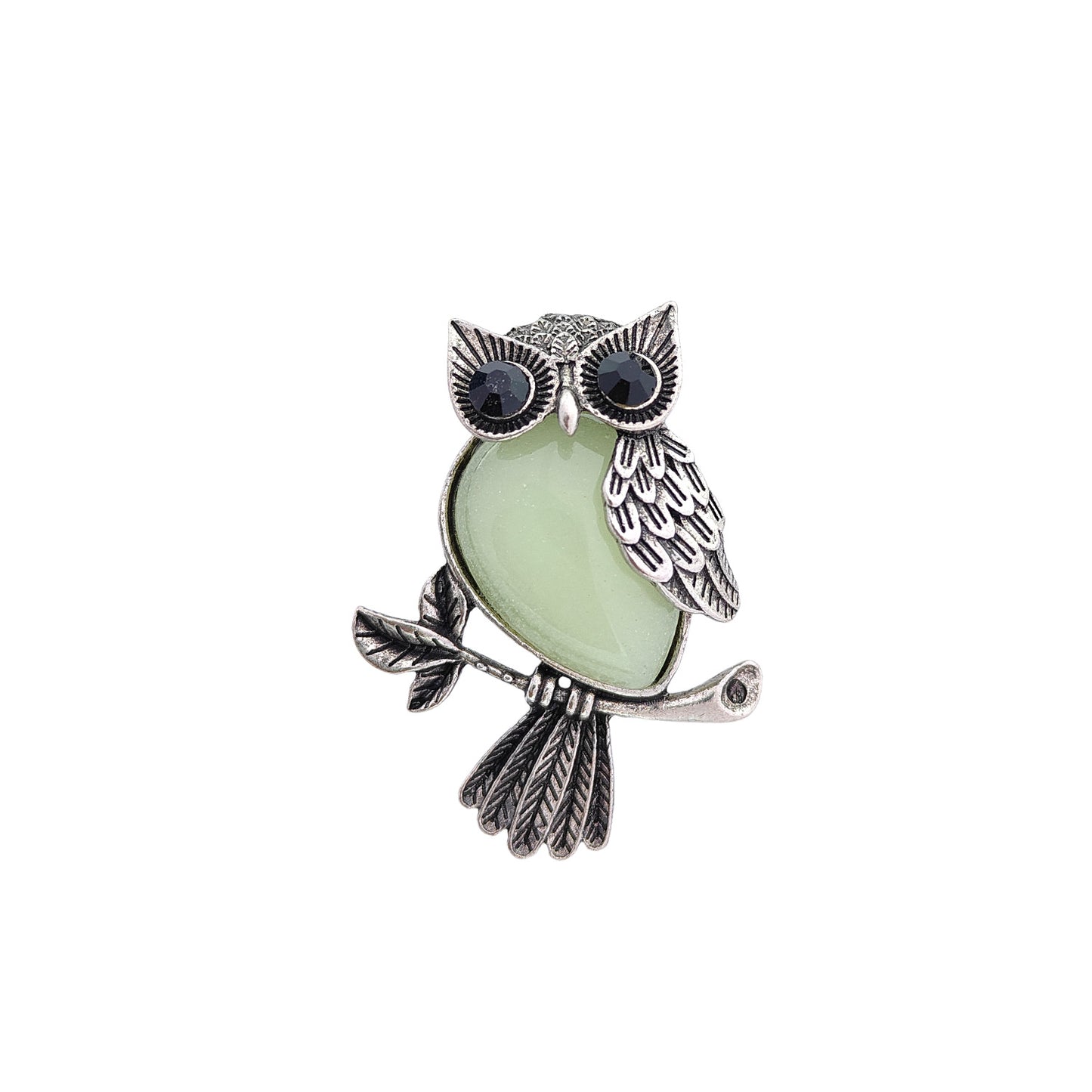 Crystal Owl Pendant