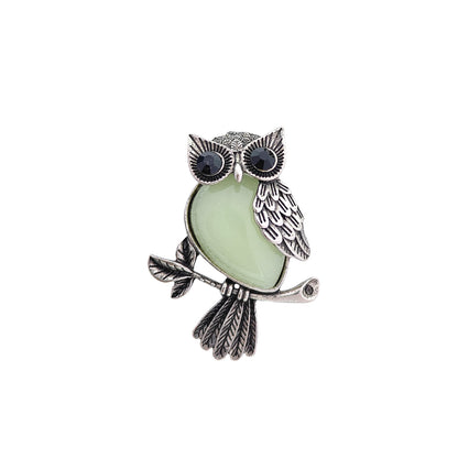 Crystal Owl Pendant