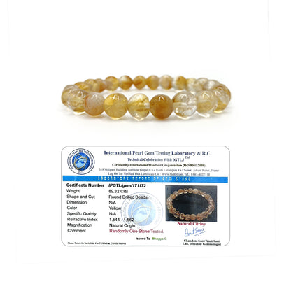 BhagyaG Citrine Bracelet