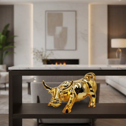 Golden Charging Bull