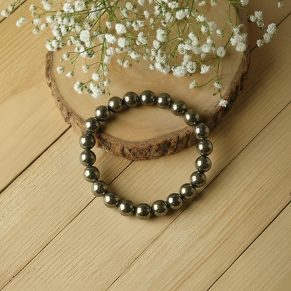 Hematite Wealth Bracelet - (8mm)