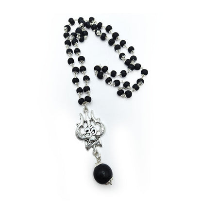 Karungali Shiva Om Mala – Protection, Peace & Positive Energy Bracelet