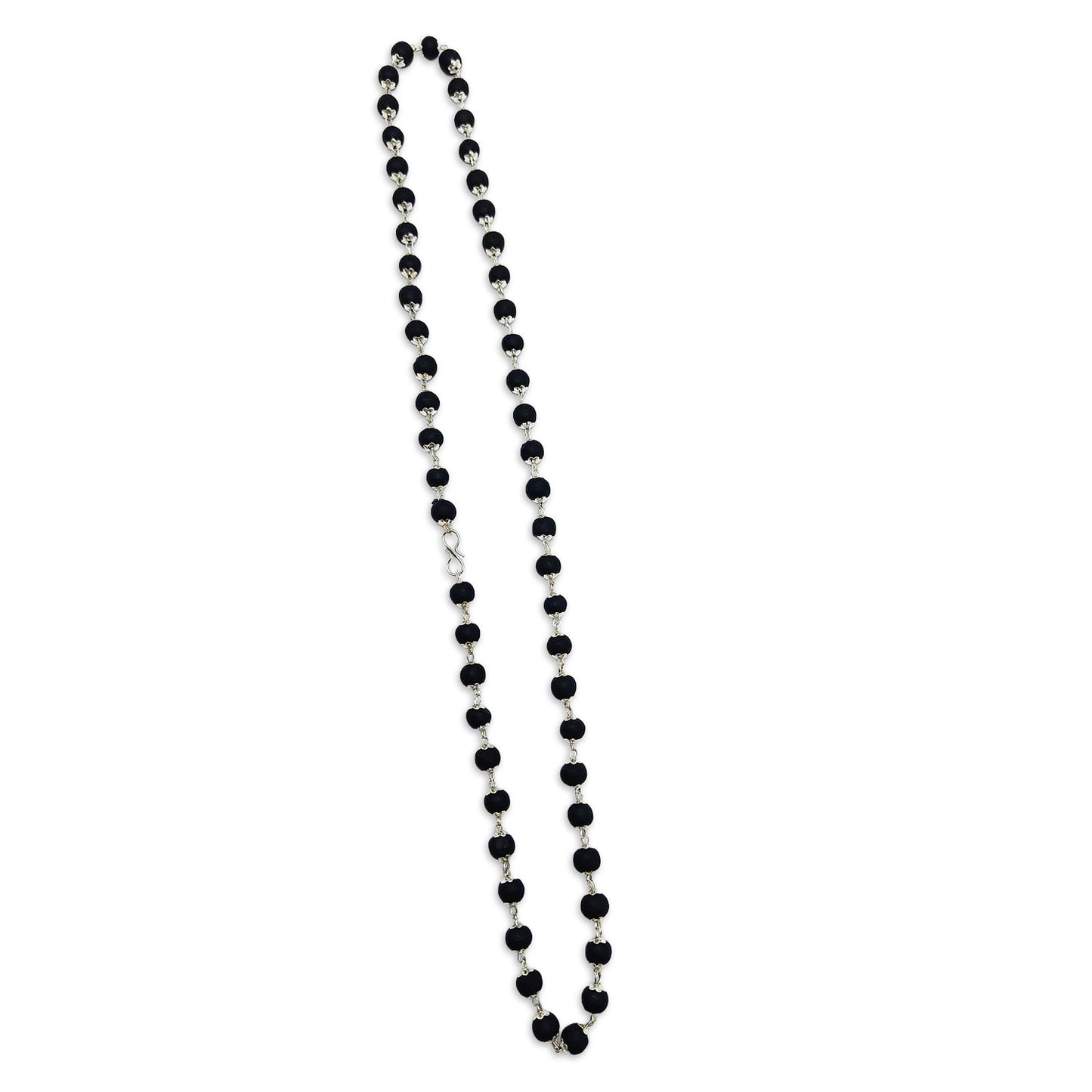 Karungali Silver Capping Mala