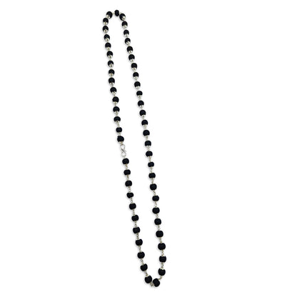 Karungali Silver Capping Mala