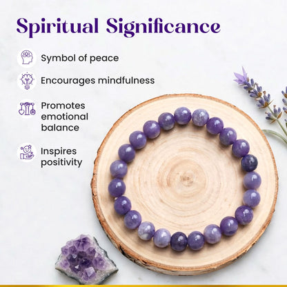 Lapidolite New Crystal Bracelet