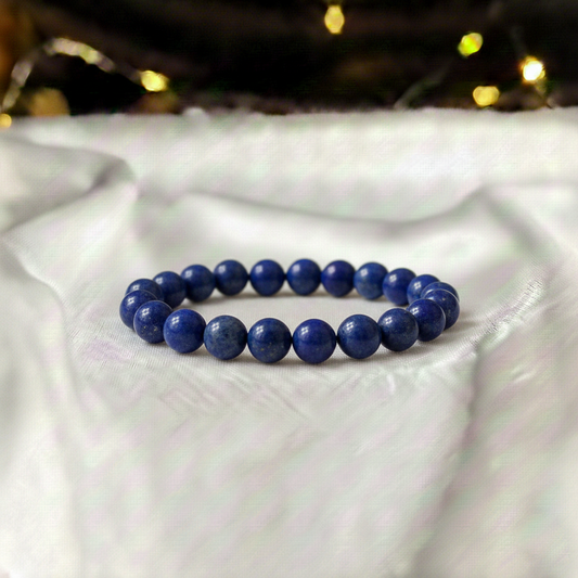 Lapis Lazuli Bracelet For Self Confidence-(8mm)