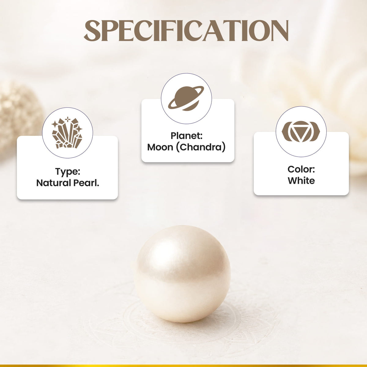 Moti (Pearl) 5.45 Cts.