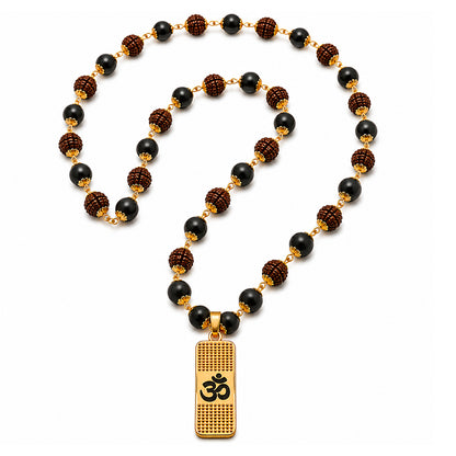 Om Rudraksha Karungali Mala