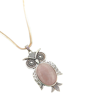 Crystal Owl Pendant