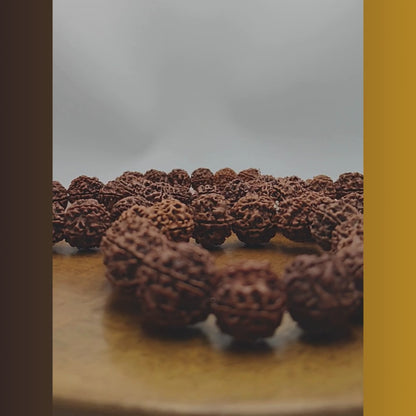 Divine 5 Mukhi Rudraksha Bracelet – The Powerful Energy of Lord Shiva (Nepali, Lab Certified)