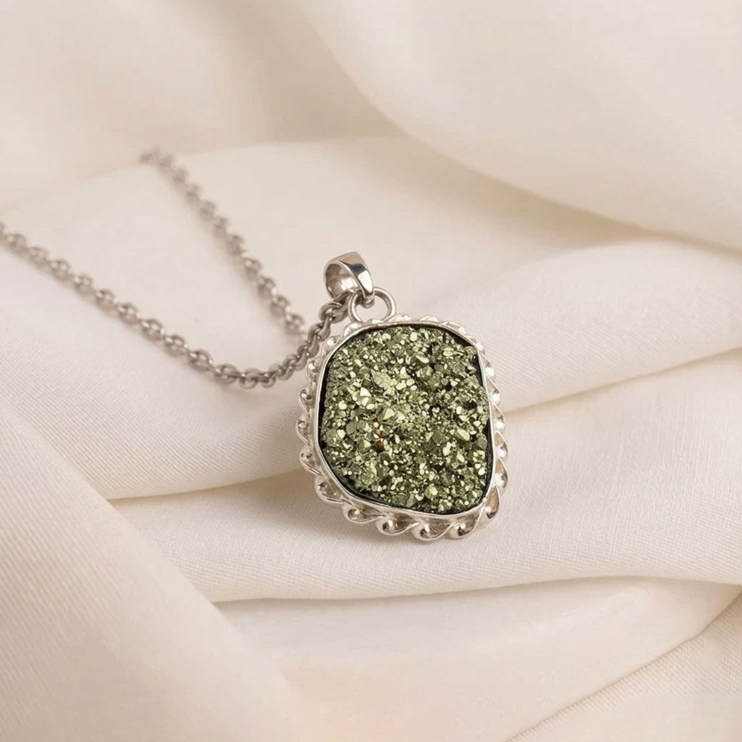 healing crystal pendant