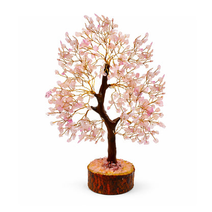 rose quartz tree