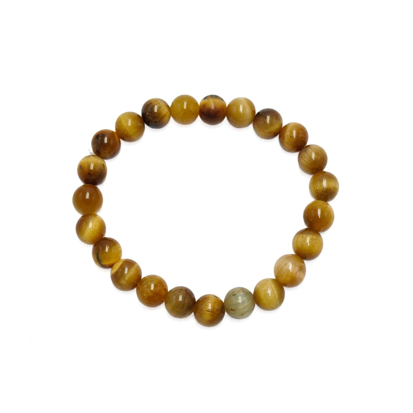 Yellow Cat's Eye Crystal Bracelet